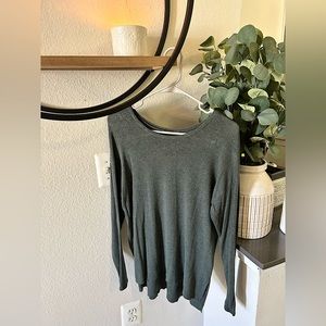American Eagle, olive/greenish long sleeve, size Small